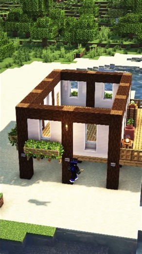 Aashu on Instagram: "Minecraft Beach House 🏡 Follow For More Tutorial #minecraft #minecraftbeachhouse #minecrafthouse #minecraftbuilding #minecrafttutorial"