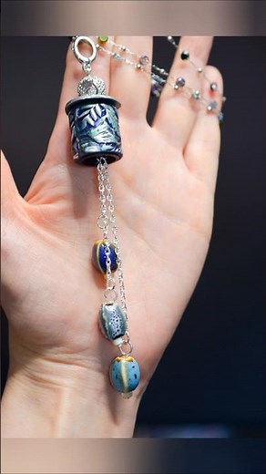 Beautiful Pendant Polymer Clay Tutorial #shorts