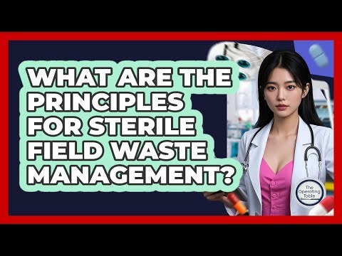 What Are The Principles For Sterile Field Waste Management?