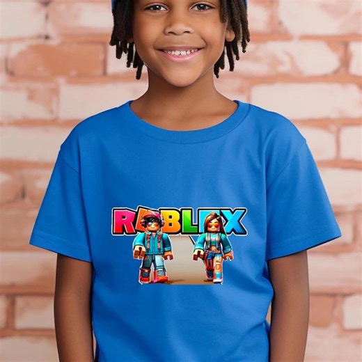 Roblox T-shirt, Kids Video Game Apparel, Boys Girls Streamer Top - Etsy