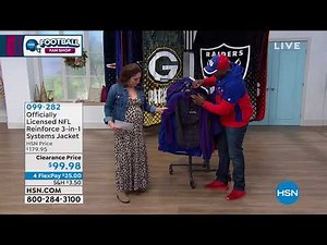 Officially Licensed NFL Reinforce 3in1 Systems Jacket by...