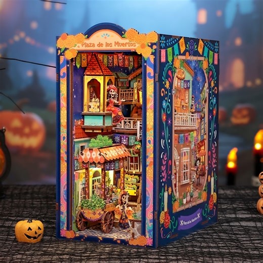 DIY Book Nook Kit - Plaza de los Muertos