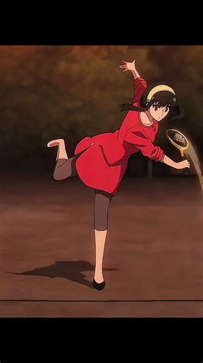 Yor TRIES TENNIS 🫠 | Spy X Family | #anime #animeedit #shorts