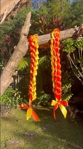 3 step ribbon lei! ( #ribbonlei #lei #graduation )