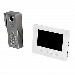 Aperta Colour Video Door Entry System with Keypad and White Monitor