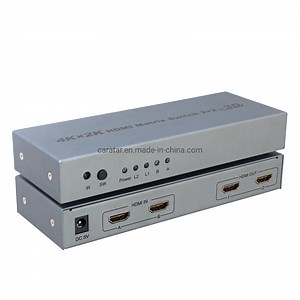 [Hot Item] 3D 4kx2K HDMI Matrix Switch 2X2 Arbitrary Cross Output HDMI Matrix Switch for HD