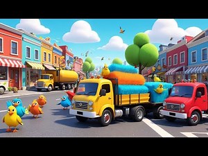 Garbage Truck Song – Sorting Colors Wagon by Wagon | Fun Learning Song Kids | Color Sorting Rhyme