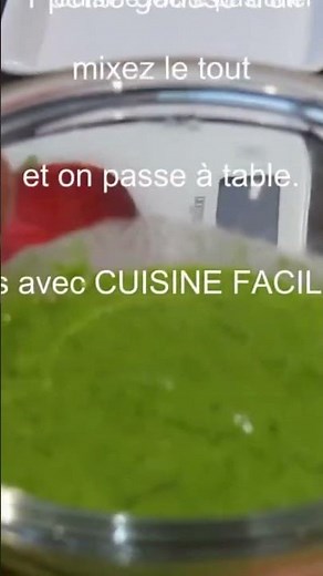 Recette sauce crème ciboulette #cuisinefacilepascher #food