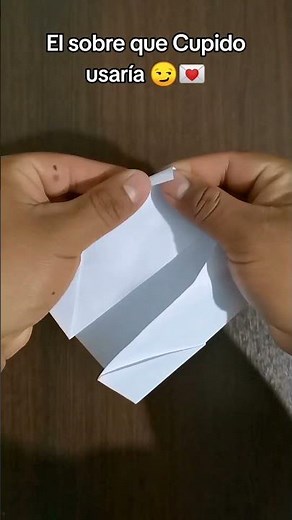 ¡Aprende a hacer un sobre de papel fácil y rápido! 📄✉️ #origami #Manualidades#DIY#SobreDePapel