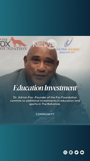 ADDITIONAL INVESTMENT: Fox Foundation Founder Dr. Adrian Fox speaks to sound investments he along with other industry stakeholders, including the IL Cares Foundation are making to ensure that the nation’s youth have resources needed to thrive. This includes the construction of eight swimming pools within the government school system and track and field facilities in the future. @dradrianfox | Eyewitness News Bahamas