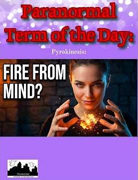 Paranormal Term of the Day: Pyrokinesis #supernatural