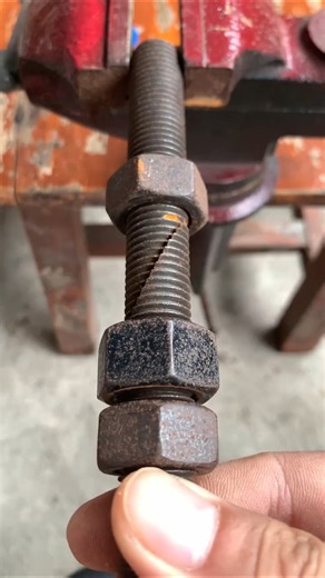 Quick Bolt Threading Hack with Easy Wire Stripping Tool #bolthack #wirestripping #diy #shortsfeed