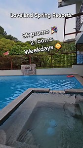 304K views · 407 reactions | Loveland Spring Resort End of summer promo! Private resort for only ₱9K (2 rooms, weekdays) ☀️ ♨️ Warm & hot spring pools  Videoke |  Billiards Kids pool, adult pool, jacuzzi — relax & enjoy! Book now! | Loveland Spring Resorts | Facebook