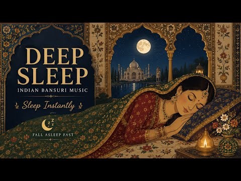 Sleep Instantly with Indian Bansuri | Deep Sleep Meditation Music