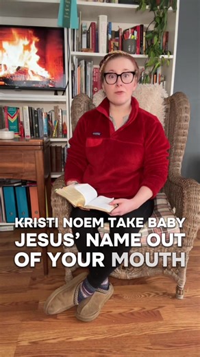 KN, take baby Jesus' name out of your mouth. Pastor Kate, Episcopal priest here on the 12th and final day of Christmas for many liturgical Christians around the world, as the United States federal government is engaging in some blasphemy of epic proportions. Today we have this tweet from the Department of Human Services led by KN that begins in all caps, “NO TOOM AT THE INN.” If you're not familiar, this is a direct biblical quote. From the Christmas story according to the gospel of Luke, the se