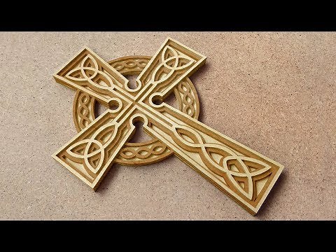 Making of Celtic cross - scroll saw pattern