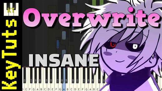 Overwrite [XChara’s Theme from Underverse] - Insane Mode [Piano Tutorial]