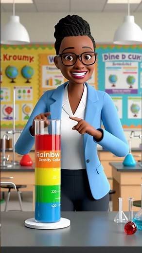 Here’s a fun, classic experiment you can try at home:The Rainbow Density ColumnThe Goal