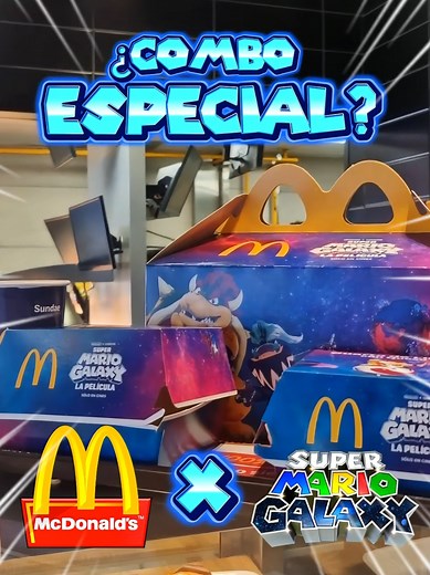 Menú Especial de Super Mario Galaxy en McDonald's