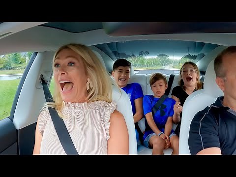 Surprise Launch!! | G-Forces | Tesla Model 3 Performance Reactions | Acceleration | Hilarious