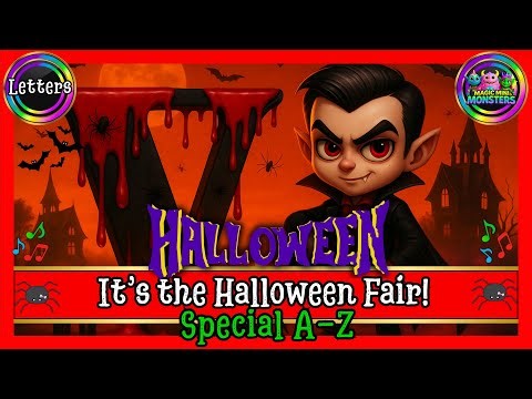 Special Creepy Alphabet | A-Z Halloween Style | Spooky Fun | Magic Mini Monsters #magicminimonsters