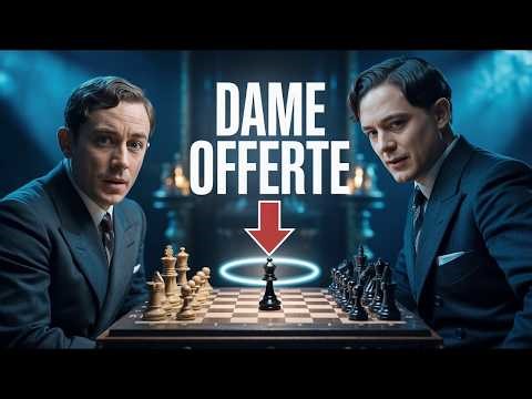Marshall sacrifices his lady to win the famous game of gold coins!