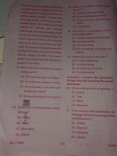 B. Ed. previous year question #bed