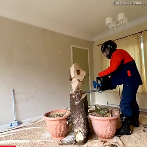 42K views · 173 reactions | Building a lighthouse sculpture... using a CHAINSAW! 漢 | The Syndicate Project | Facebook