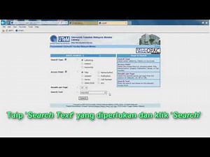 Web OPAC : tatacara pencarian bahan