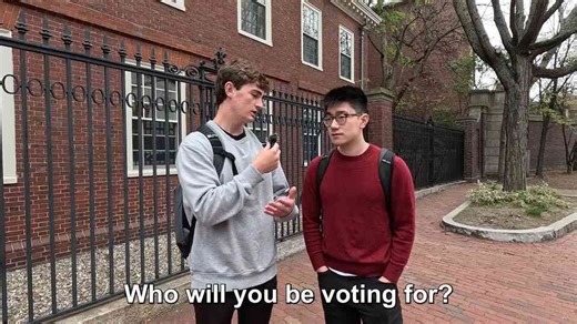 Asking Harvard students who they’re voting for