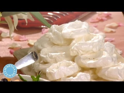 How to Make Meringue Cups and Poached Pineapple - Martha Stewart