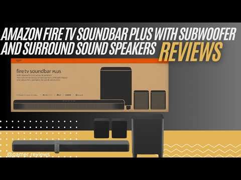 Amazon Fire TV Soundbar Plus Review | 5.1 Channel with Subwoofer & Surround