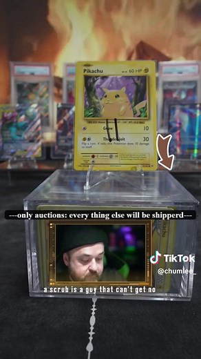 Authentic Pokémon Card Collection with Chumlee's Auto