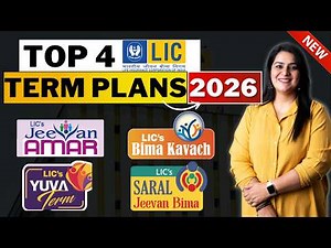Best LIC Term Plans in 2026 | Top 4 LIC Term Plans | LIC के बेस्ट टर्म प्लान | Gurleen Kaur Tikku