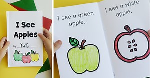 Free I See Apples Printable Book