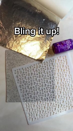 Bling it up with Alcohol Ink on Polymer Clay