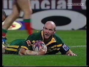 Rugby League World Cup 2000 semi-final Wales v Australia Sky highlights cont.