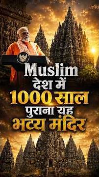 Muslim देश में 1000 साल पुराना Hindu मंदिर देखकर PM Modi भी रह गए भावुक #shorts