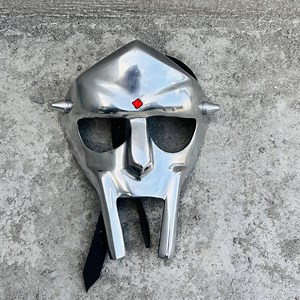 Handmade MF Doom Mask: Steel Gladiator Cosplay Costume - Etsy UK