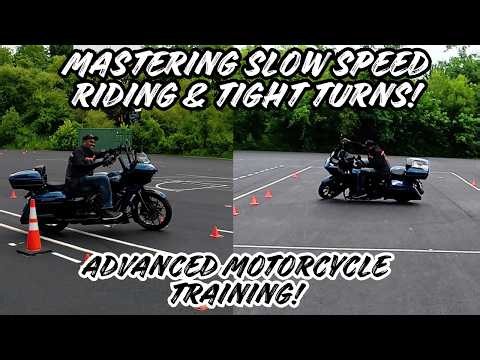 Mastering Slow Speed Riding & Tight Turns | Advanced Motorcycle Training!