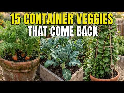 15 Perennial Container Vegetables You Plant Once And Harvest For Years