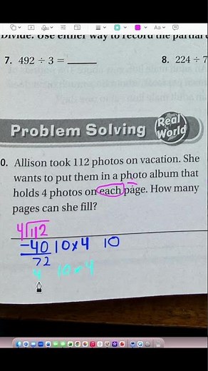 Lesson 4.8 #10 Homework, Go Math! Grade 4