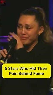 5 Stars Who Hid Their Pain Behind Fame - Shocking Reality