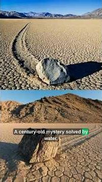 Walking Stones | Death Valley | Solved