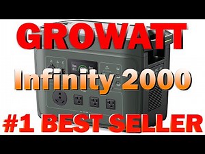 Growatt Infinity 2000 Portable Power Station 2048Wh Solar Generator LifePO4 Battery (B0D5VRXCZQ)