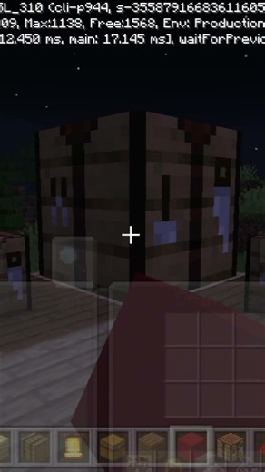 Giant Crafting Table Illusion in Minecraft! 🤯