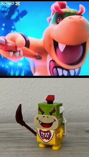 Bowser Jr Attacks Rosalina 😩🫟 (LEGO VS. Movie) | The Super Mario Galaxy Movie #lego #nintendo