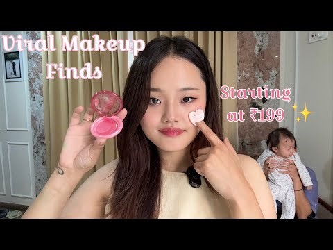 Budget Makeup Haul/ Starting at ₹199 😍