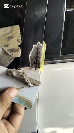 door panel repair with fiberglass