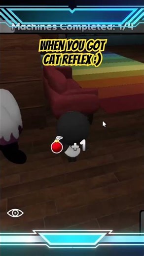 When you got cat reflex :) - Dandys World - 13 #shorts